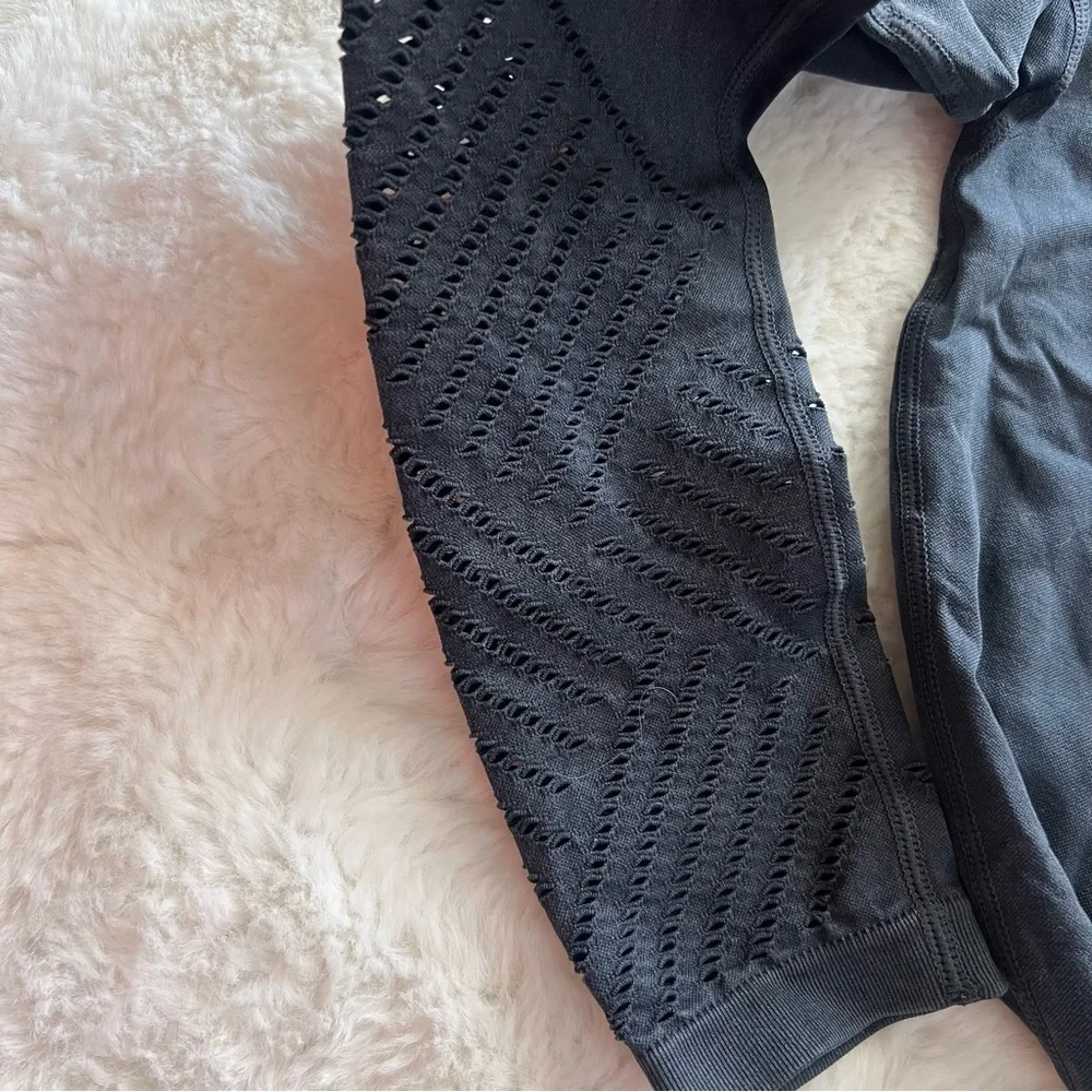 NNT The Sweat Club Seamless Dark Grey Leggings – Women’s Activewear. XS